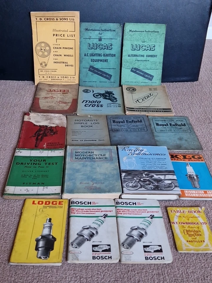 Vintage Royal Enfield Lucas Workshop Parts Dealer Books Literature Manuals 1950s — 第 2/4 张图片