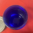 Vintage Noxzema Jar Cobalt Blue Glass Advertising Original Metal Lid — photo 6