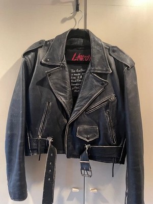 L.A. Roxx Black Leather Double Riders Jacket Size M - Handcrafted
