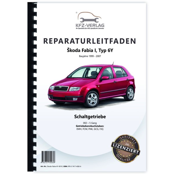 Skoda Fabia Typ 6Y (99-07) 5 Gang Schaltgetriebe 002 Kupplung Reparaturanleitung-image