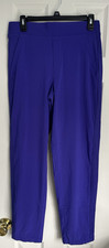 ATHLETA Women's Brooklyn Lined Pant Size 4 Purple Athleisure Straight Leg