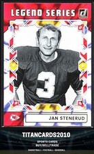 Jan Stenerud 2025 Panini Donruss Legend Series Refractor KC Chiefs #TLS-JST