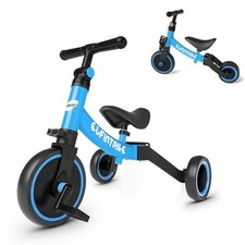 Toddler Bike 5 in 1 for Kids Ages 1-4 , Blue Sport Tricycle