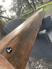 XXXL Fireplace Mantle Wood Beam Log Burner Shelf Lintel Timber Oak Stain Rustic