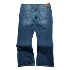 Eddie Bauer Jeans Relaxed Bootcut Wide Leg Flared Blue Denim Men's 40x30