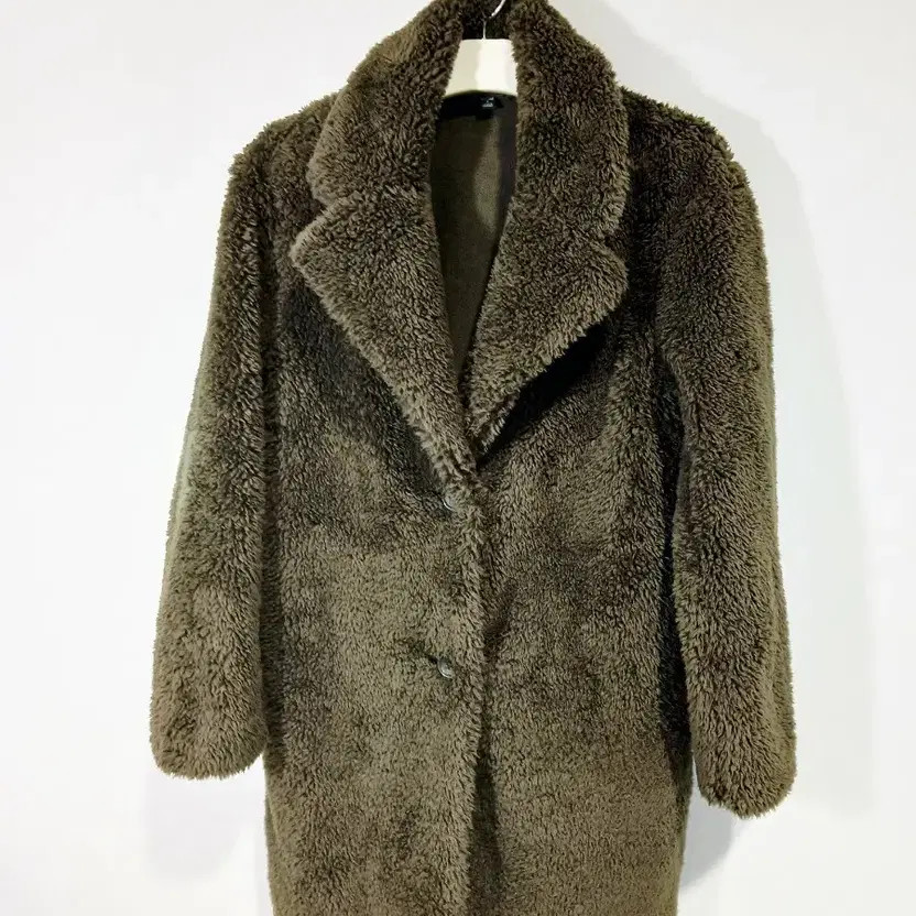 Uniqlo Brown Faux Fur Short Coat for Women thumbnail 2