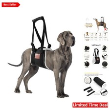 Large Dog Sling for Injury Recovery - Comfortable Lift Harness for Elderly Dogs