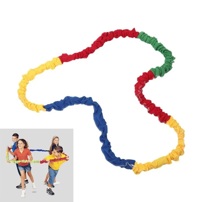 Multiuse Elastic Band Exercise Equipment Stretchy Rope For Children Adult