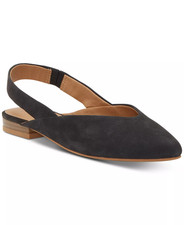 Lucky Brand Women's Benten Slingback Flats in Black Size 8