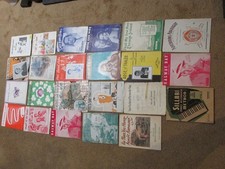 lot of 23 antique sheet music songs