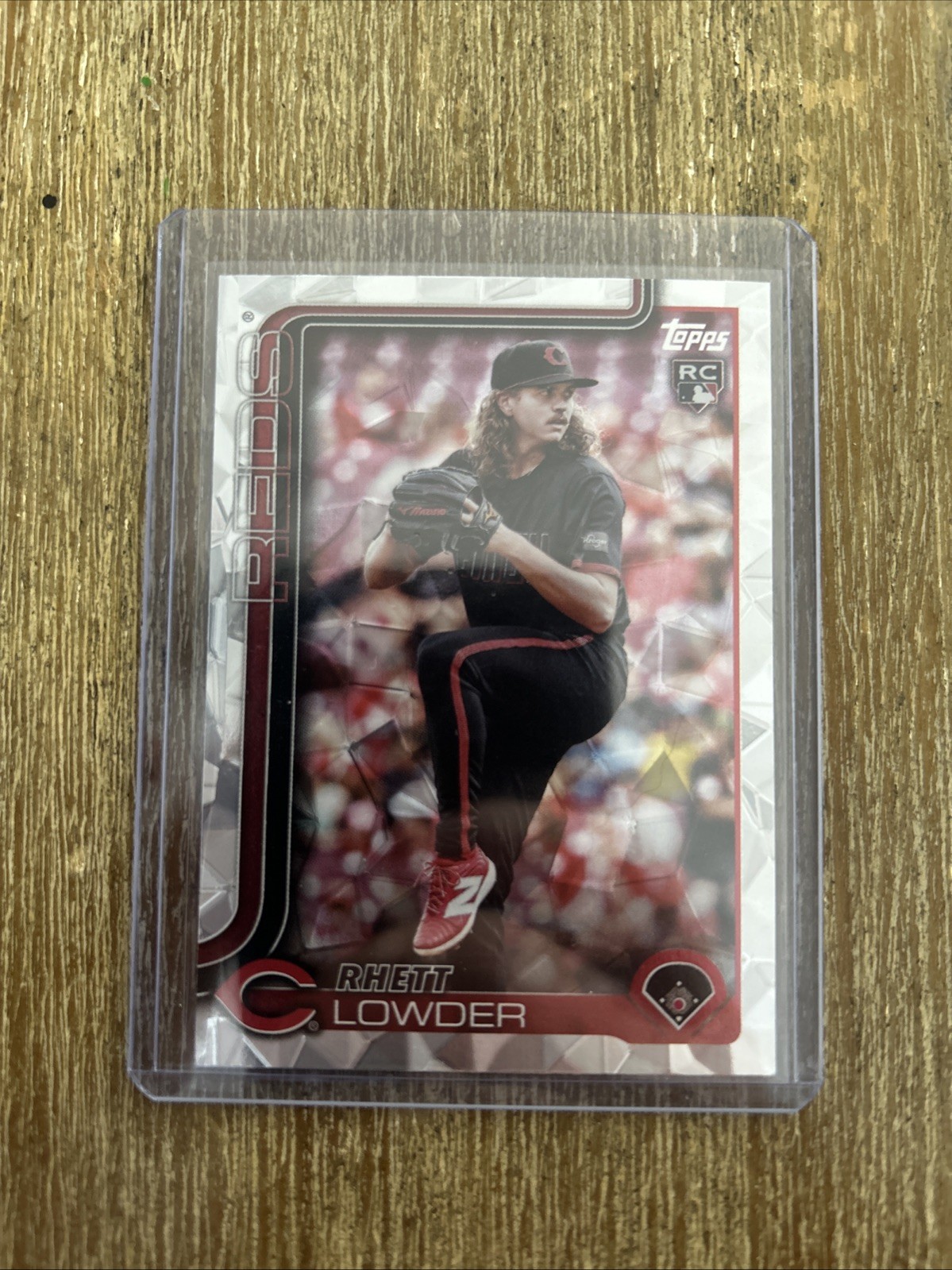 2025 Topps Series 1 - Rhett Lowder #205 Diamante Foil (RC)