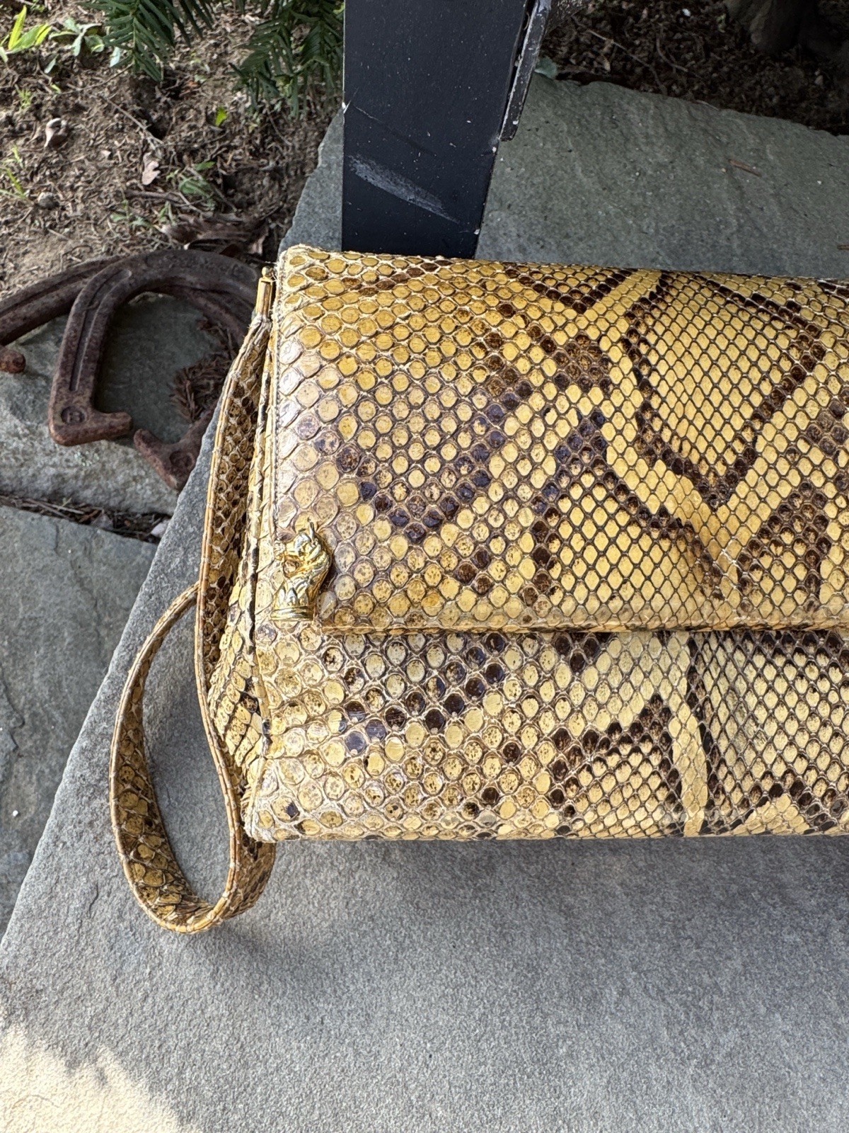 JUDITH LEIBER FOR BONWIT TELLER PYTHON SNAKESKIN … - image 9