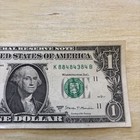 Trinary Fancy Serial Number,  One Dollar Bill K 88484384 2017 A — photo 2