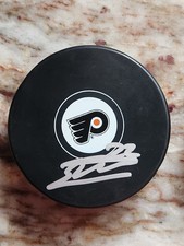 JAKOB PELLETIER signed FLYERS puck 