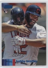 2020 Stadium Club Blue Foil 1/50 Bobby Bradley Francisco Lindor Rookie RC 07rd