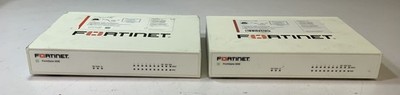 (Lot of 2) Fortinet FORTIGATE-60E FG-60E Security Appliance Firewall ''V1B''
