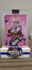 Josh Allen &  Jalen Hurts 1/1 Back To Back Wild Card Stacked Deck.  Case Hit