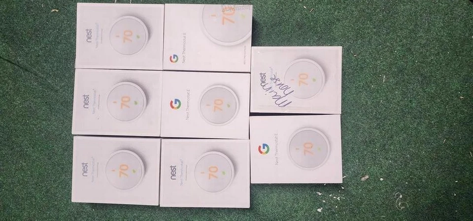 8 Google Nest Thermostat E Pro Edition Model A0063 T4001ES Digital Display White - Image 2 of 4