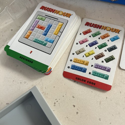 THINK FUN RUSH HOUR DELUXE PUZZLE GAME COMPLETE BINARY ARTS - Imagen 3 de 4