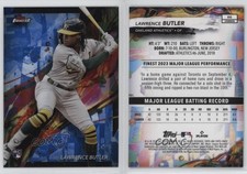2024 Topps Finest Common Blue Refractor /200 Lawrence Butler #86 Rookie RC