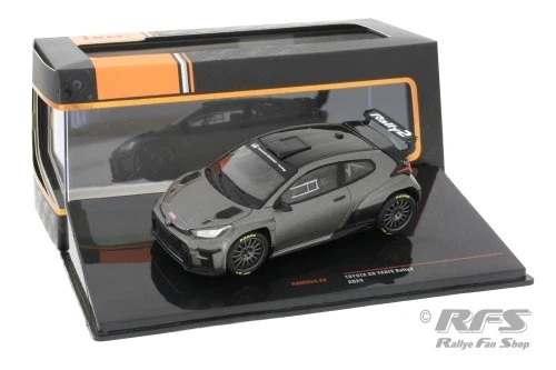Toyota GR Yaris Rally 2 Rally Plain Body Version Grey Grey 1:43 IXO RAM 954 - Image 3 of 3