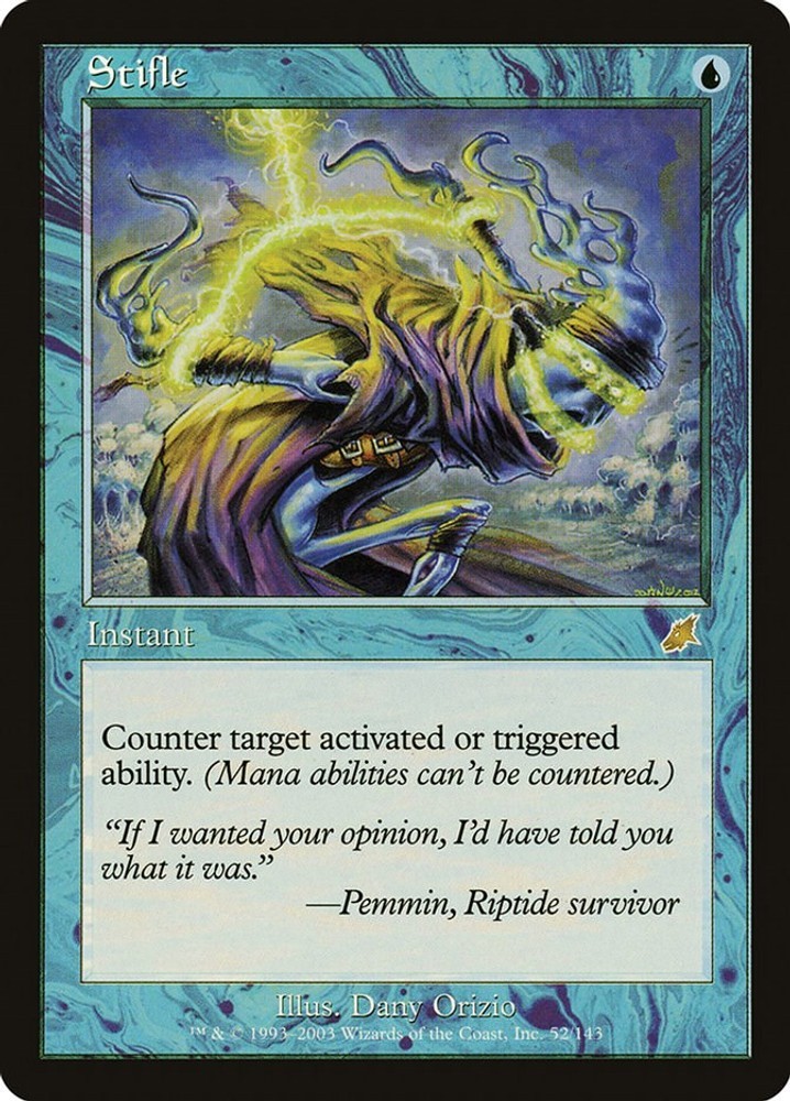 Stifle Scourge MTG LP card