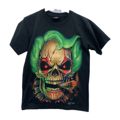 Kozik Chango Skull Clown T-Shirt S - Vintage Style Graphic Tee Thailand #57