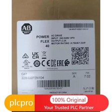 22B-D2P3N104 22BD2P3N104 NEW Allen Bradley PowerFlex 40 AC Drive US Free Tax