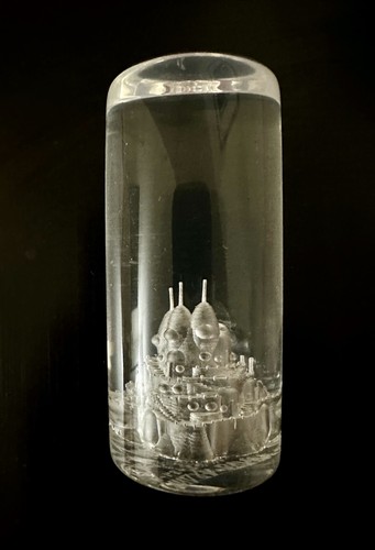 Lucite Art Richard Murray firmato -Condra-Donn- fantascienza pianeta spaziale acrilico - Foto 3 di 18