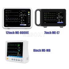 7/8/12 inch Patient Monitor ICU CCU Vital Sign NIBP RESP TEMP SPO2 PR ECG