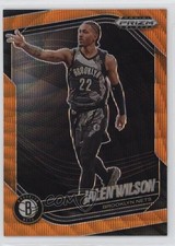 2024-25 Panini Prizm Black Orange Wave Prizm 33/60 Jalen Wilson #108 0e6p