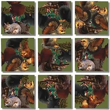 Scramble Squares Puzzle Squirrels