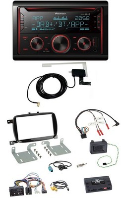 Pioneer 2DIN MP3 DAB USB CD Bluetooth Car Stereo Installation Kit Steering Wheel Adapt Double DI