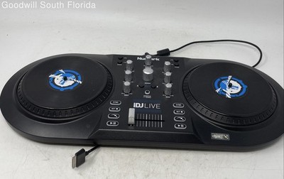Numark IDJ Live Black Electronic 2-Deck Portable DJ Controller Not Tested