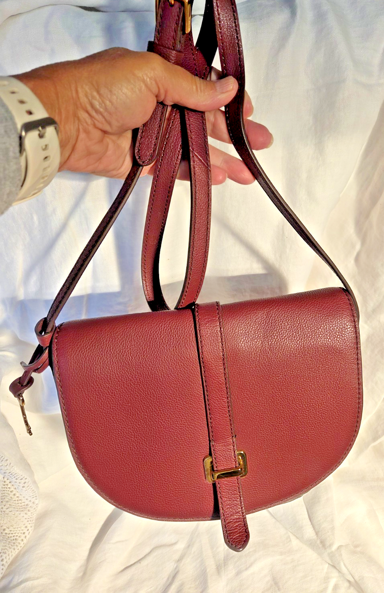 FOSSIL EMERY CROSSBODY IN RAISIN | eBay