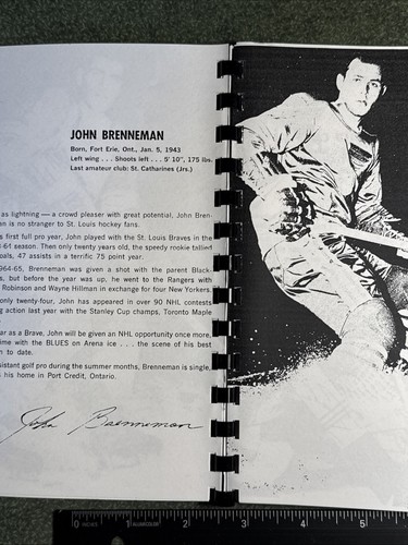 1967 1968 St. Louis Blues Nhl Hockey Team Media Guide Jahrbuch Pressebuch - Bild 2 von 6
