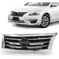 2013-2015 Nissan Altima Front Grille Black w/Chrome Trim NI1200250