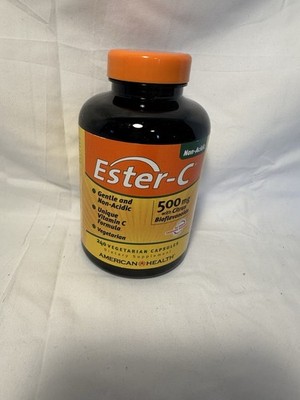 American Health 500 Mg Ester C 500mg Non-Acidic 240 Caps Exp 04/2028