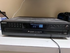 Sony 5 Disc CD Player Carousel Changer CDP-CE375 Parts Only Powers On, Spins