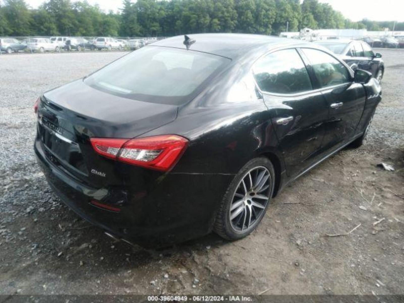 Maserati Ghibli 2019 Left Sun visor Black P/N 670200825