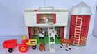 Vintage Fisher Price Little People Play Family Farm Barn Farmer Animal Lot