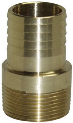 Yellow Brass Threaded Male Adapter, Barbed End, 1.5 In. - MA150NL - Bild 1 von 1