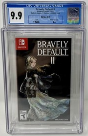 CGC Graded Bravely Default II NEW Nintendo Switch (1018063004, 9.9 A++)