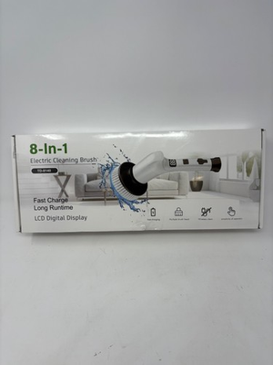#ad 8 In 1 Electric Cleaning Brush Cordless Power Scrubber TD 8140 With Pole Heads $30.41