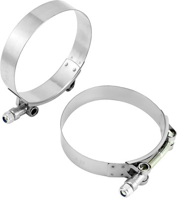 3'' T-Bolt Hose Clamp Stainless Steel, 10 Pack Working Range 83mm-91mm for 3'' ...
