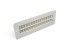 American Motorhome RV 5th Wheel Floor Vent, White , 2" x 10" Plastic 94259
