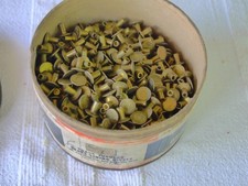 BRASS TUBULAR RIVETS  5-4 BRAKE SHOE LINING / CLUTCH RIVETS 3LBS.