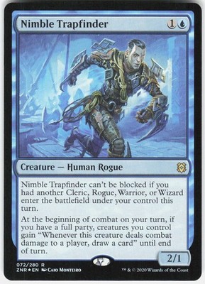 Nimble Trapfinder R Zendikar Rising 72 NM Foil