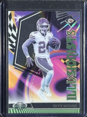 2023 Panini Illusions #9 Skyy Moore Illusionists Emerald 250009