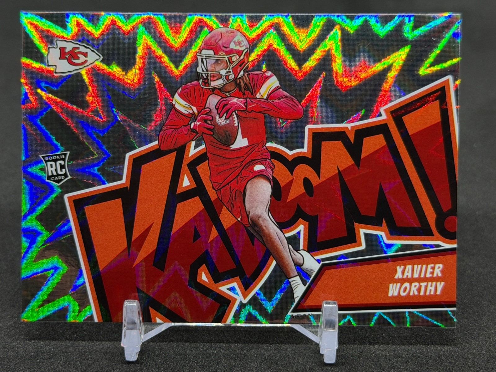Xavier Worthy 2024 Panini Absolute Kaboom! Horizontal RC #12
